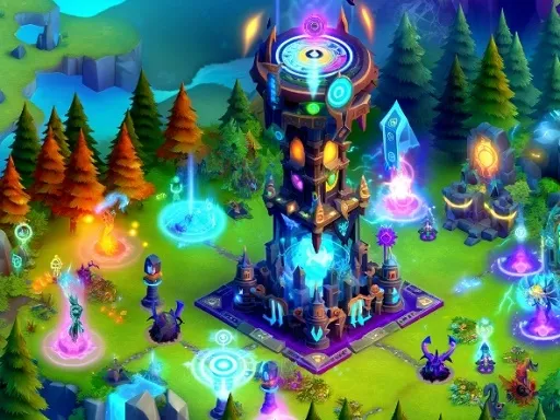 2D Fantasy Tower Defence gameplay preview