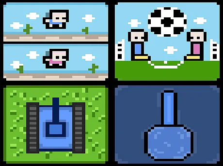 4 Games For 2 Players gameplay preview