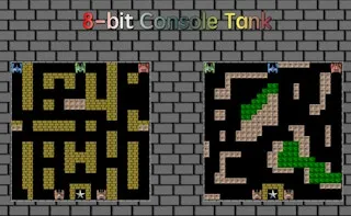 8-bit Console Tank gameplay preview