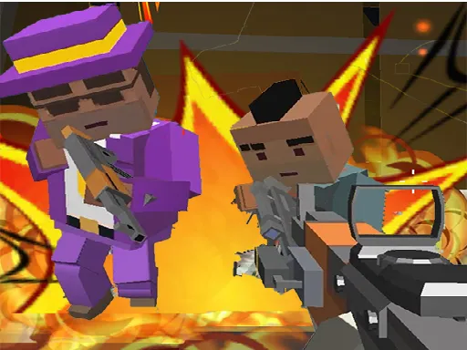 Advanced Blocky Gangster Warfare gameplay preview