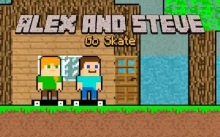 Alex and Steve Go Skate gameplay preview