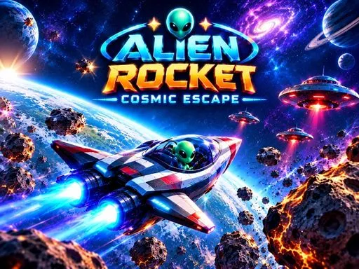 Alien Rocket : Cosmic Escape gameplay preview