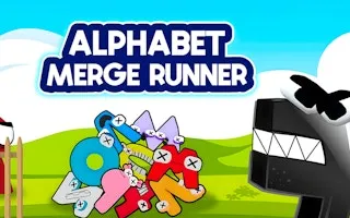 Alphabet Merge Runner gameplay preview