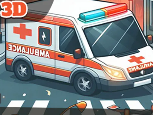 Ambulance Driver 3D gameplay preview