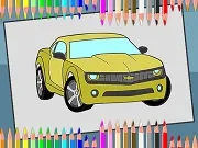 American Cars Coloring Book gameplay preview