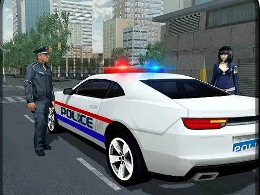 American Fast Police Car Driving Game 3D gameplay preview