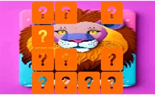 Animal Lion Memory Match gameplay preview