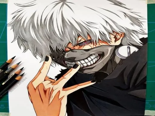 anime coloring book tokyo ghoul Play online gameplay preview
