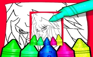 Anime Vampire Girl Coloring Pages gameplay preview