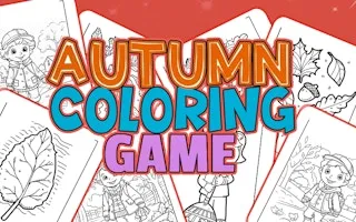 Autumn Coloring Game gameplay preview
