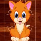 Baby Cat Puzzle Time