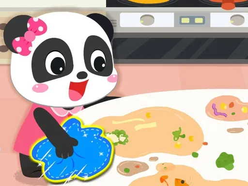Baby Panda Cleanup gameplay preview