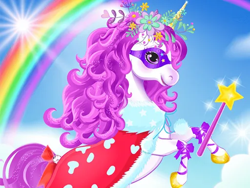 Baby unicorn dress up gameplay preview