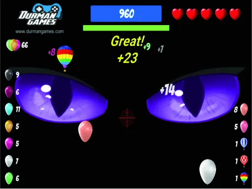 Ballon Shooting Creepy gameplay preview