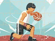 Basketball Hero Jigsaw gameplay preview