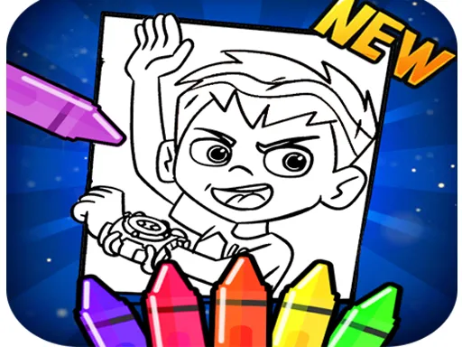 Ben 10 Coloring Book 2021 gameplay preview