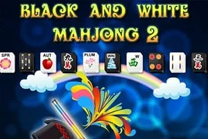 Black and White Mahjong 2 Untimed gameplay preview