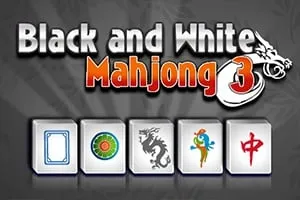 Black and White Mahjong 3 gameplay preview