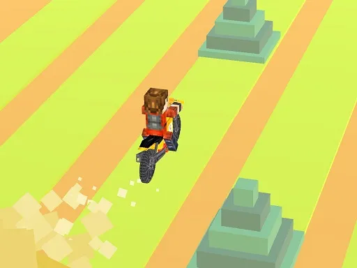 Blocky Bike Racing gameplay preview