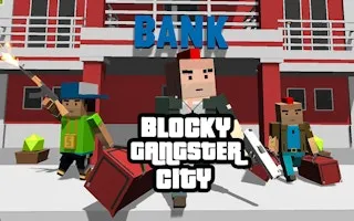 Blocky Dude Gangster Auto City gameplay preview