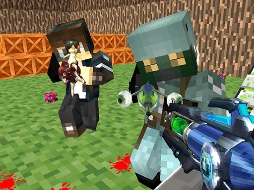 Blocky Gun Paintball gameplay preview