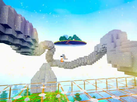 Blocky Parkour: Skyline Sprint gameplay preview