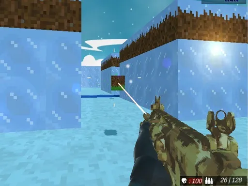 Blocky Swat Shooting IceWorld Multiplayer gameplay preview