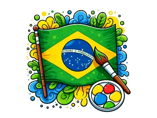 Brazil Coloring Adventure gameplay preview