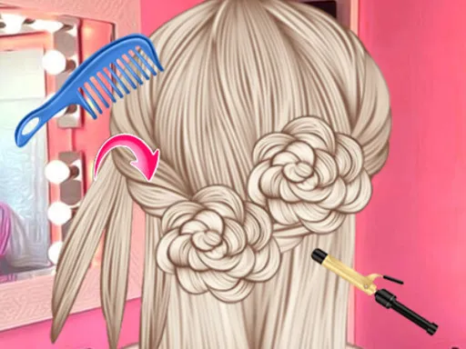 Bride Wedding Hair Design gameplay preview