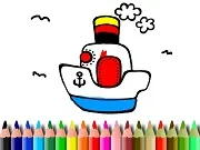 Bts Boat Coloring gameplay preview
