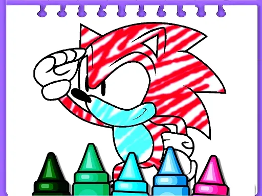 BTS Sonic Coloring Book gameplay preview