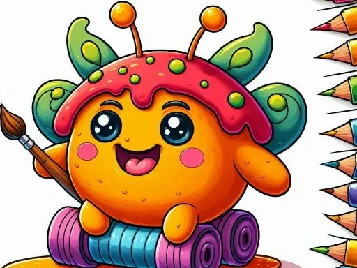 BTS Sprunki Coloring Book gameplay preview