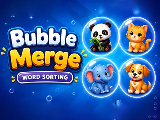 Bubble Merge: Word Sort gameplay preview