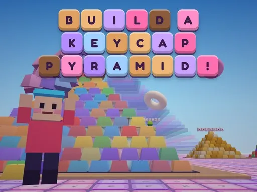 Build a Keycap Pyramid gameplay preview