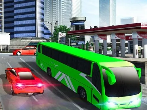 Bus Driving 3d simulator gameplay preview