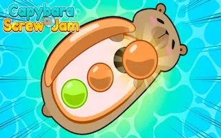 Capybara Screw Jam gameplay preview