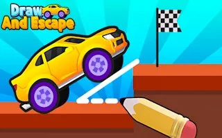 Car Games Draw And Escape gameplay preview
