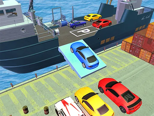 Car Transporter Ship Simulator gameplay preview