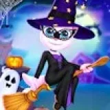 Cat Girl Halloween Preparation