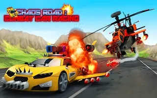 Chaos Road Combat Car Racing gameplay preview