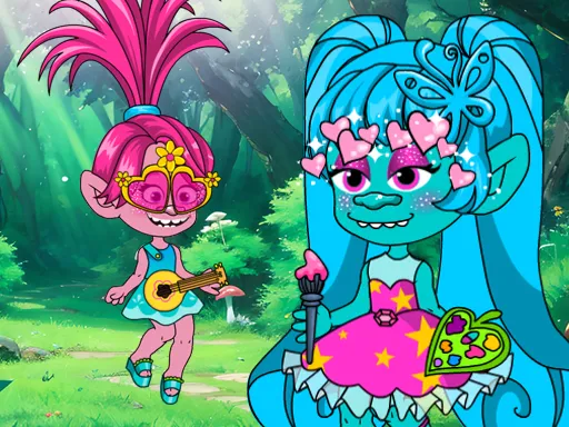 Chibi Troll Fashion Maker gameplay preview