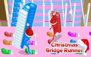 Christmas Bridge Runner gameplay preview