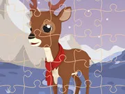 Christmas Deer Jigsaw gameplay preview