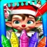 Christmas Elves Coloring Game