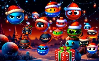 Christmas Rush Red and Friend Balls gameplay preview