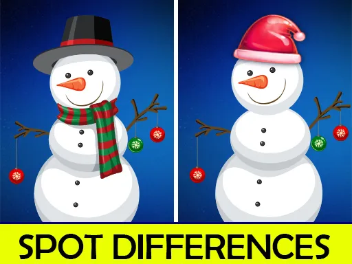 Christmas Spot differences gameplay preview
