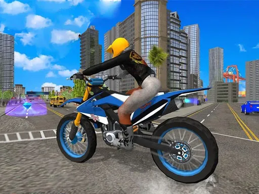 City Bike Stunt Racing gameplay preview