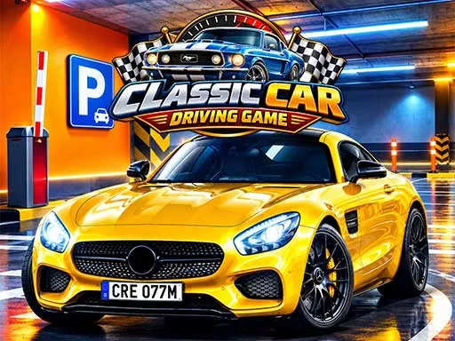 Classic Car Driving Game gameplay preview