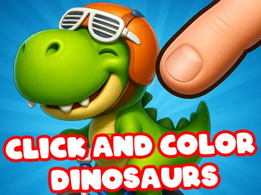 Click And Colors Dinosaurs gameplay preview