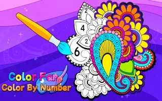 Color Fan Color By Number gameplay preview
